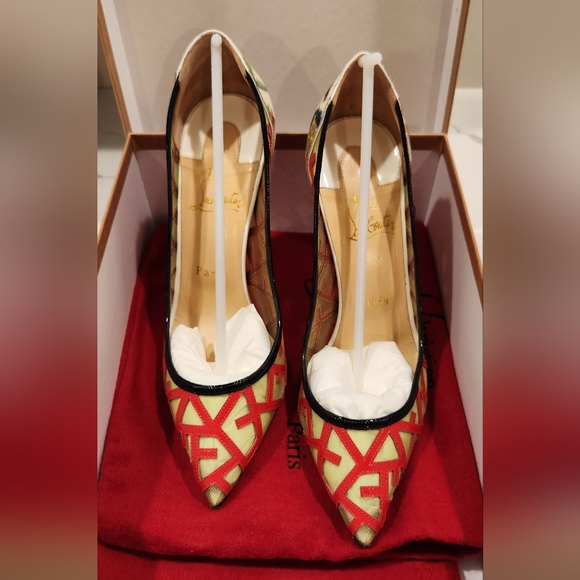 CHRISTIAN LOUBOUTIN Tititata 100mm Size 38 - Picture 8 of 12